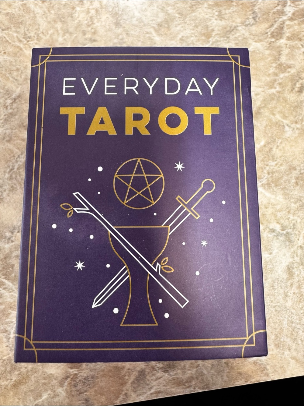 Everyday Tarot Card Deck - Purple & Gold Box